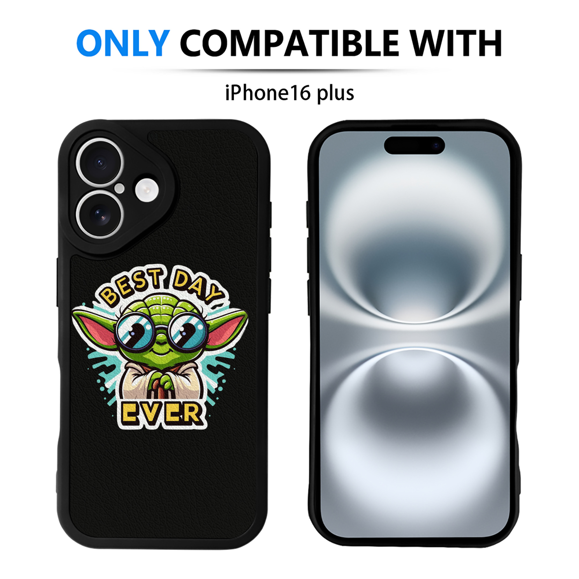 （画像用） スター・ウォーズ Star Wars 【iPhone 16シリーズ対応】シリコンスマホケース（レザー調） 材質：シリコン